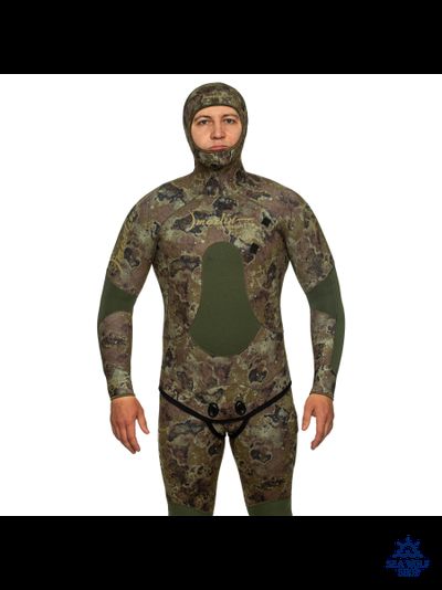 Гидрокостюм неопрен 7мм Marlin CAMOSKIN PRO green р.50