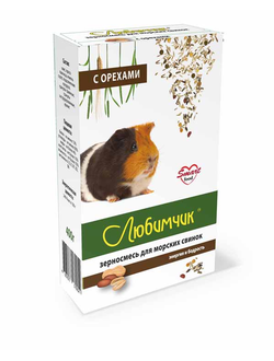 Любимчик для морских свинок с орехами 0,4 кг