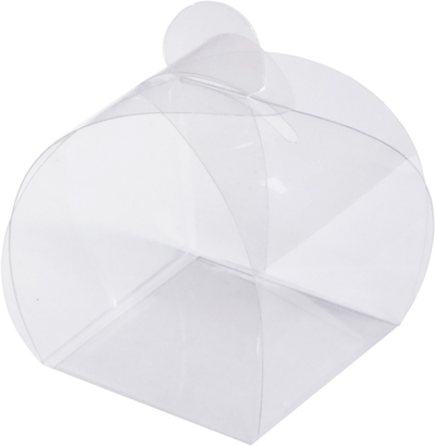 Коробка "бонбоньерка" прозр. пластик, 45*45*45мм