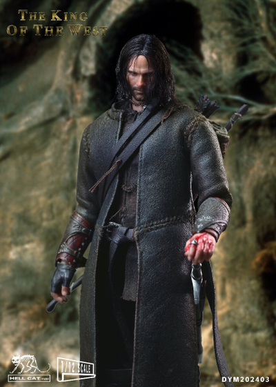 Арагорн (Властелин Колец, Lord of the Rings) - Коллекционная фигурка 1/12 SCALE The King of the West (DYM202403) - HELL CAT