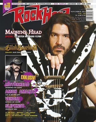 Rock Hard Magazine November 2014 Machine Head Cover, Немецкие журналы в России, Intpressshop