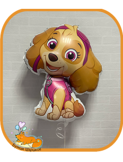 Фольгированный воздушный шар с гелием скай Щенячий патруль