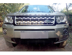Защита радиатора Land Rover Freelander II (рестайлинг 2) 2012- (дизель) black
