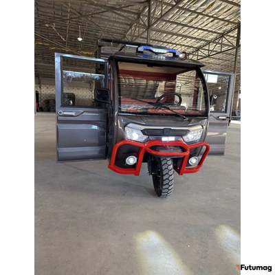 Грузовой электротрицикл с кабиной ASL Кабина 1800 72V 68Ah