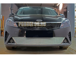 Защита радиатора для KIA Rio 2020- chrome PREMIUM