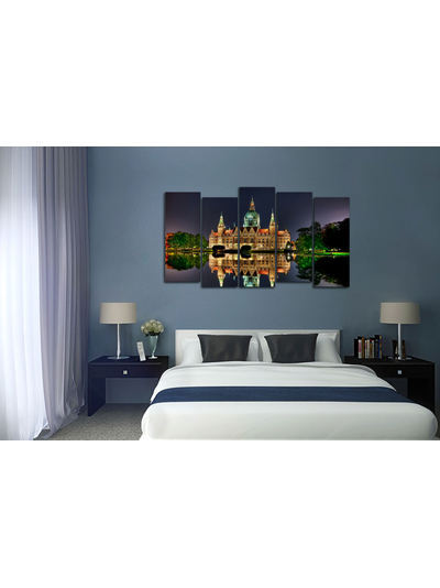 Модульная картина "Нью сити холл"