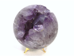 Шар Аметист, жеода, Бразилия (116 мм, 2025 г) №18435