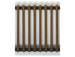 Решетка рулонная алюминиевая RRA 300-1500-027