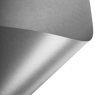 Бумага (картон) для творчества (1 лист) SADIPAL "Sirio" А2+ (500х650 мм), 225 г/м2, серебряная фольга, 20259, 10 шт.