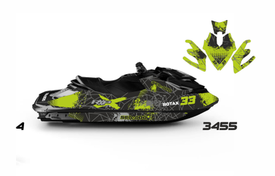 Наклейки на Гидроцикл SeaDoo BRP RXT RXP 215 260 300 2012-2017г. #3455