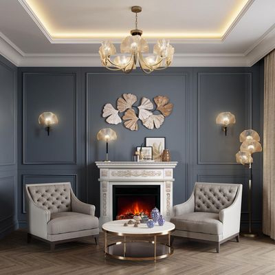 Электрокамин Estella WT с очагом MoonBlaze Deluxe BL