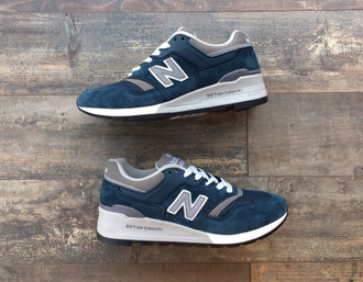 Кроссовки New Balance 997 Blue/Gray сетка