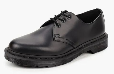 Полуботинки Dr. Martens 1461 Smooth черные моно