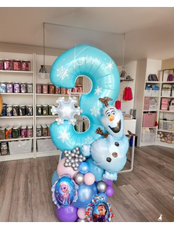 Стойка в тематике "Холодное сердце"