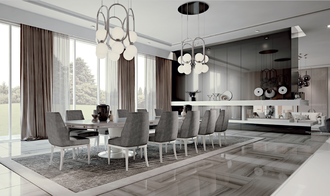 СТОЛ ОБЕДЕННЫЙ ELLIPSE (L500*P120*H80) АРТ.9007 FRANCESCOPASI