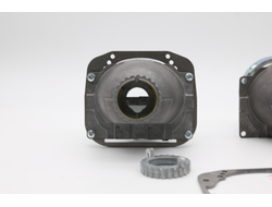 Комплект Koito Q5 D2 H4 с рамками для замены штатных ксеноновых линз автомобиля Nissan Murano Z51 (2009 - н. в. )