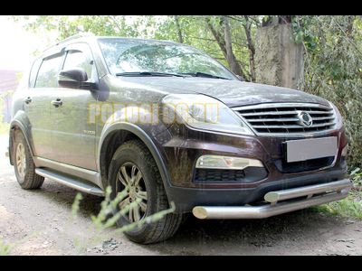 Защита радиатора Ssang Yong Rexton (II) 2006-2012 black
