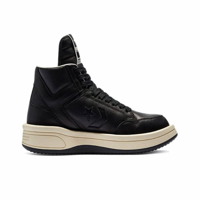 Converse x Rick Owens DRKSHDW DRKSTAR Turbodrk Weapon черные высокие