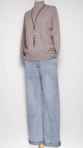 Джинсы классика "ПРЯМЫЕ "светло- голубые (21084) р.32,34,38,40,42(р.48-58)