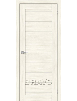 Межкомнатная дверь с экошпоном Браво-21 Nordic Oak