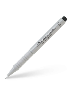 Ручка капиллярная Faber-Castell Ecco Pigment черная, 0,05мм, 166099