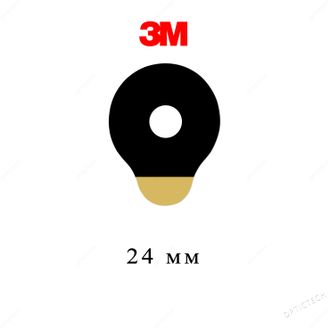 Липкие сегменты 24 мм, Black 3M (1000 шт)