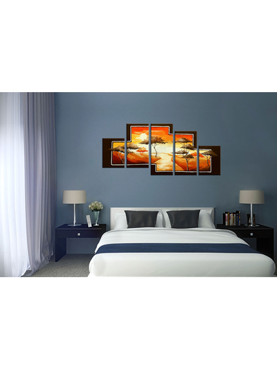 Модульная картина "Дорога к солнцу"