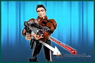 # 75535 Сборная Фигура «Хан Соло» / “Han Solo” Buildable Action Figure (2018)