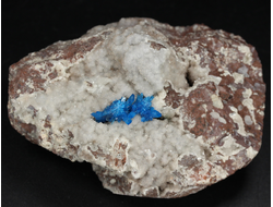 Кавансит, кристаллы на породе, Индия (67*50*35 мм, 133 г) №28640