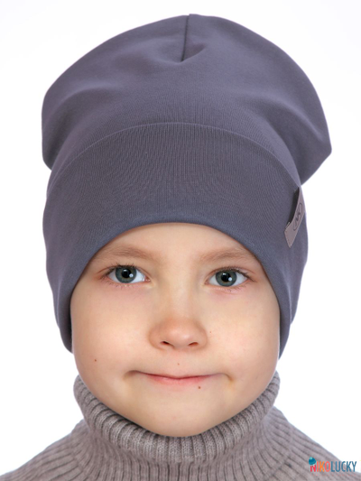 Шапка  21203-01, цвет серо-голубой р. 44-46