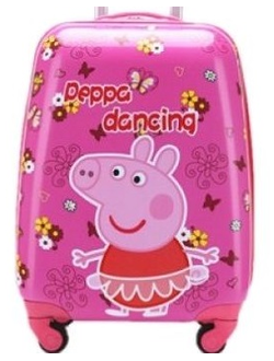 Детский чемодан Свинка Пеппа (Peppa Pig) розовый