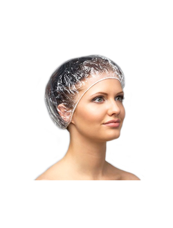 Шапочки одноразовые полиэтиленовые, 100 штук