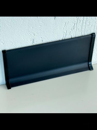 Плинтус SYMETRIC L- образный Анодированный черный