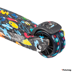 Детский самокат TechTeam Tiger Print 2022 буквы