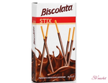 Бисквитные палочки Biscolata с молочным шоколадом 40г-100р