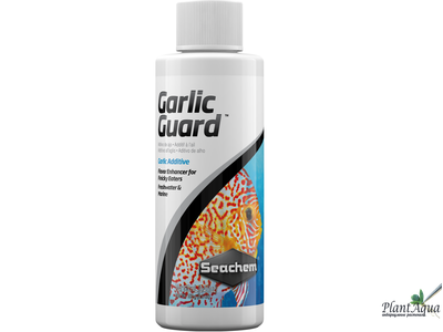 Seachem GarlicGuard 100мл - натуральный усилитель запаха и вкуса чеснока для пресноводных и морских рыб