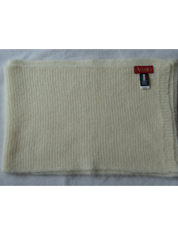 Женский итальянский шарф из альпака Vizio 6490 Quebec белый фото