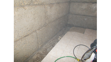 замывка, обеспыливание, насыщение бетонной структуры водой аппаратом высокого давления