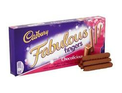 Cadbury Fabulous Fingers 110 г