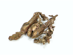 Медь самородная, коллекционный образец, Казахстан (26*20*5 мм, вес: 2,6 г) №21939