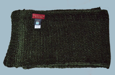 Зеленый вязаный шарф италия женский зима 2019 фото