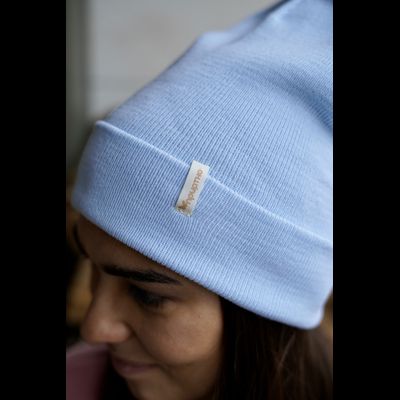 ШАПКА ПРИЯТНО "ГОЛУБАЯ"