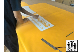 Нанесение логотипов