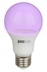 Лампа Jazzway для растений A60 E27 9W 10мкм/с прозр. IP20 60x112 .5008946