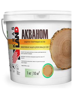 Защитно-тонирующий состав "Акваном" 1кг