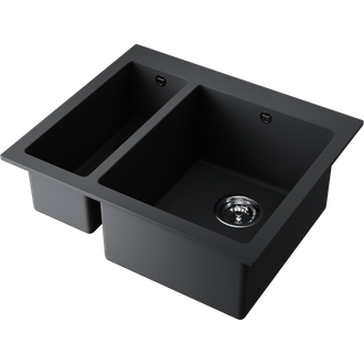 МОЙКА OMOIKIRI BOSEN 59-2 BL (4993149) ЧЕРНЫЙ