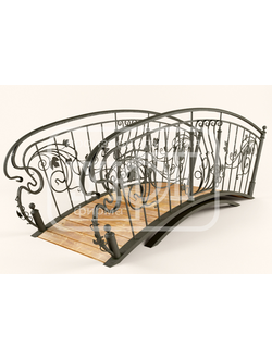 Мостик кованый-2