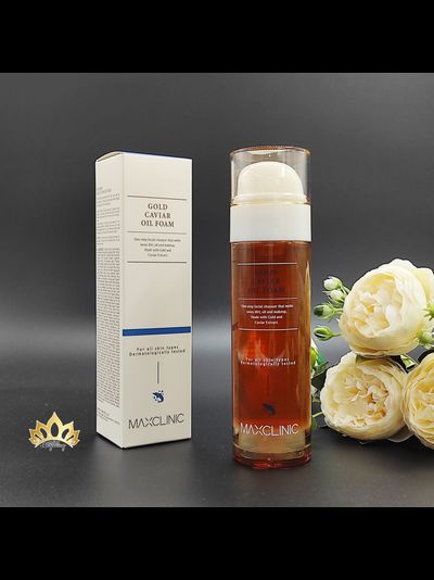 Пенка-масло MAXCLINIC с экстрактом черной икры и золотом 110гр