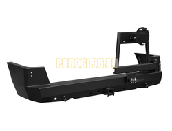 Задний силовой бампер серии Туризм на УАЗ Патриот 2005- (03.132.51)