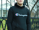 Толстовка / Худи Champion Logo Черный